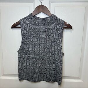Gray Sleeveless Women's Top